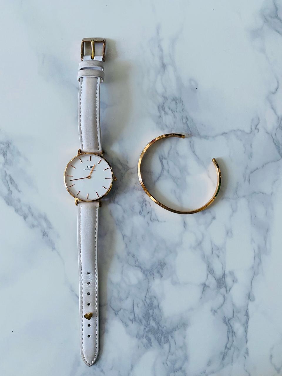 다니엘웰링턴 시계 (시계+팔찌+러브참) 세트