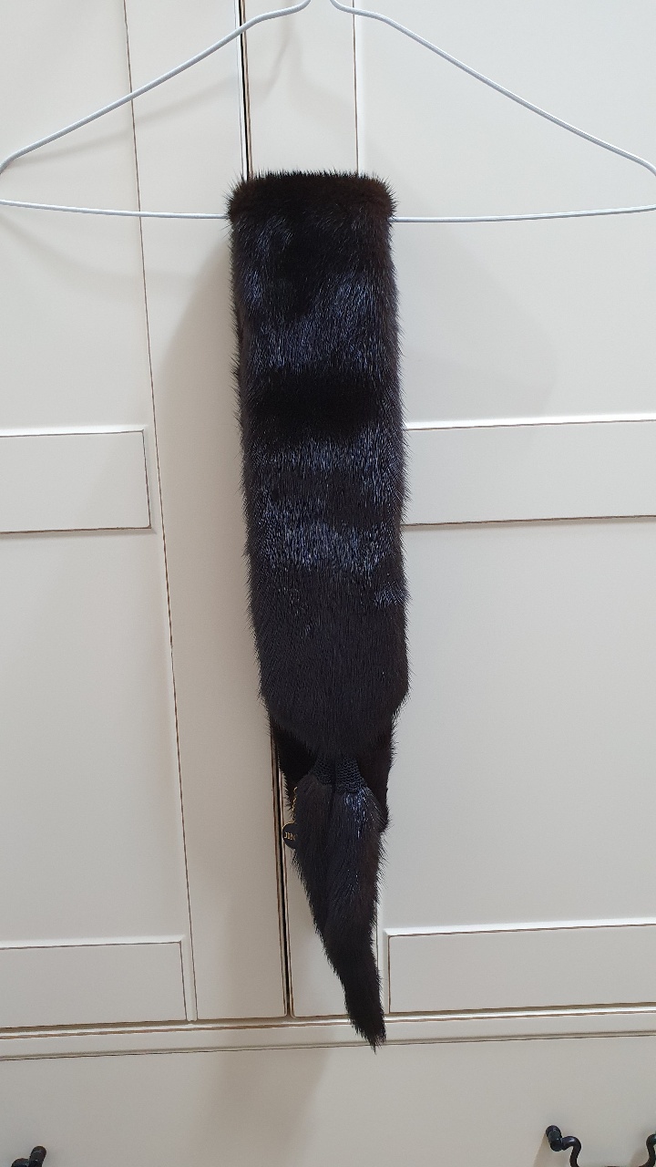 진도 리얼 밍크 목도리