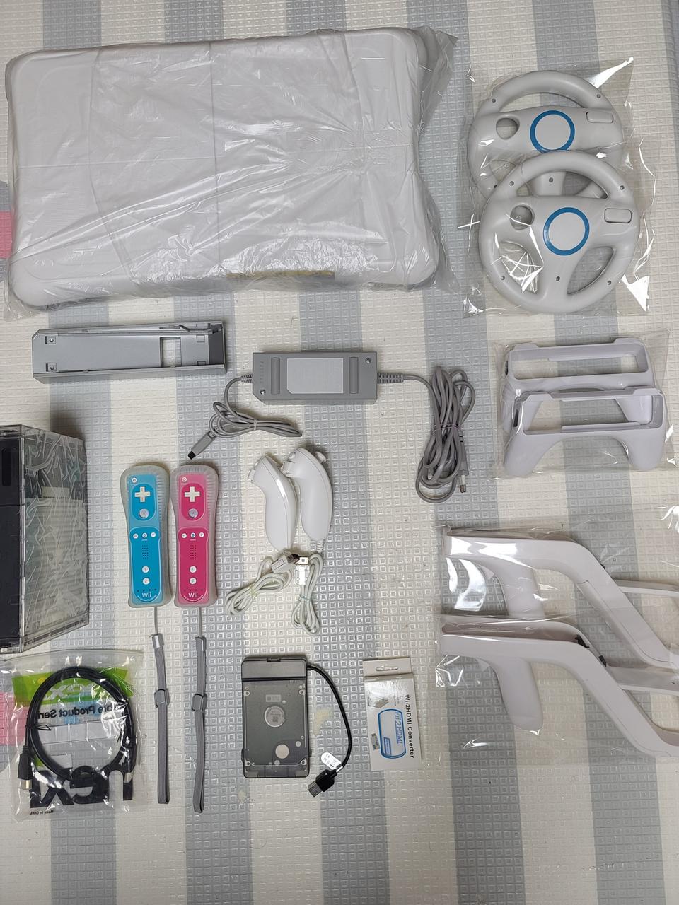 닌텐도 위wii 2인풀세트 모션플러스리모컨 위핏밸런스보드