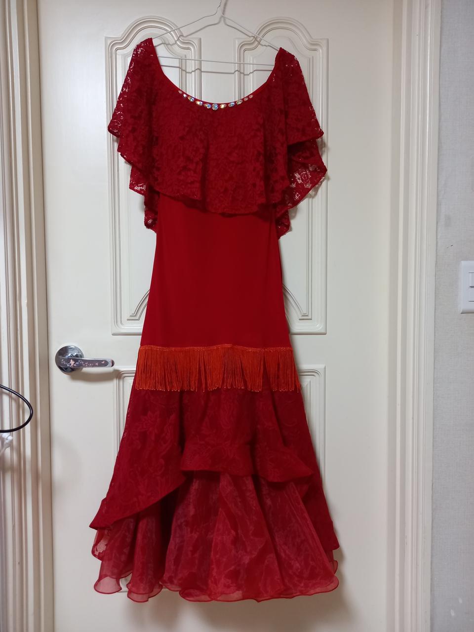 팝콘 댄스복 드레스