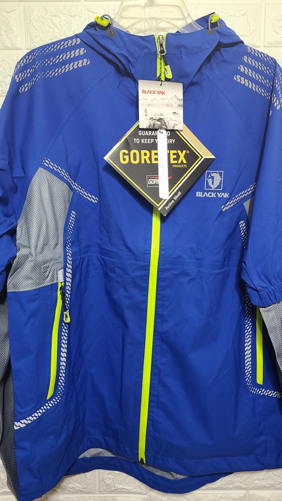 정품 블랙야크110고어텍스 바람막이 등산복 낚시복