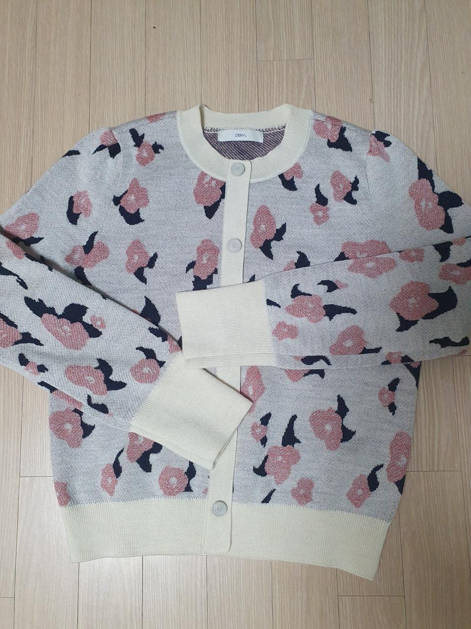 듀엘 펄 니트 가디건