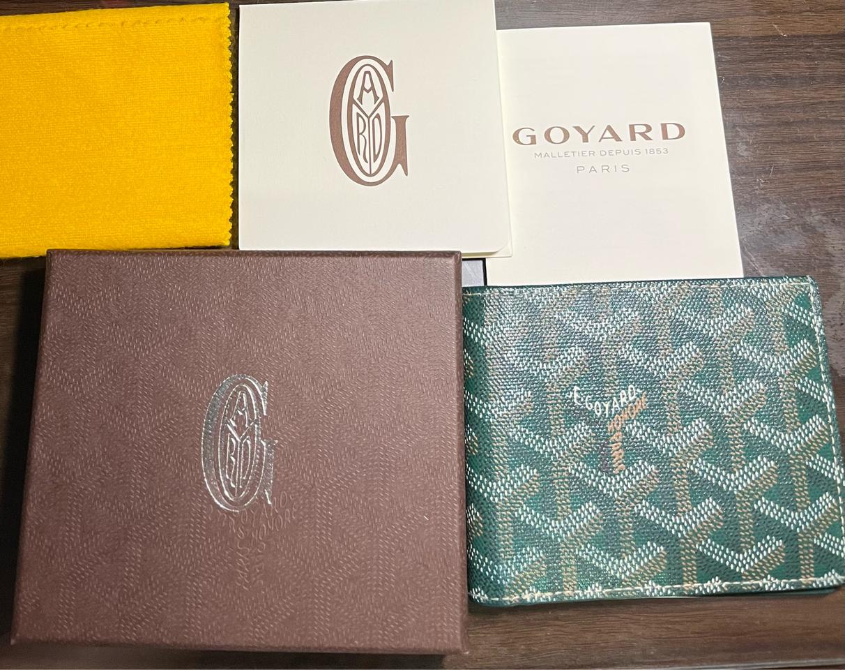 고야드 빅투와르 반지갑 스페셜 컬러 그린