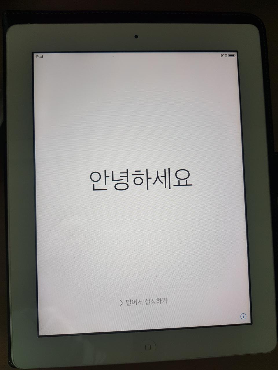 아이패드3+천연가죽 케이스