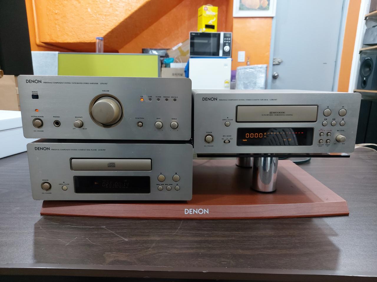 데논오디오3단셋트