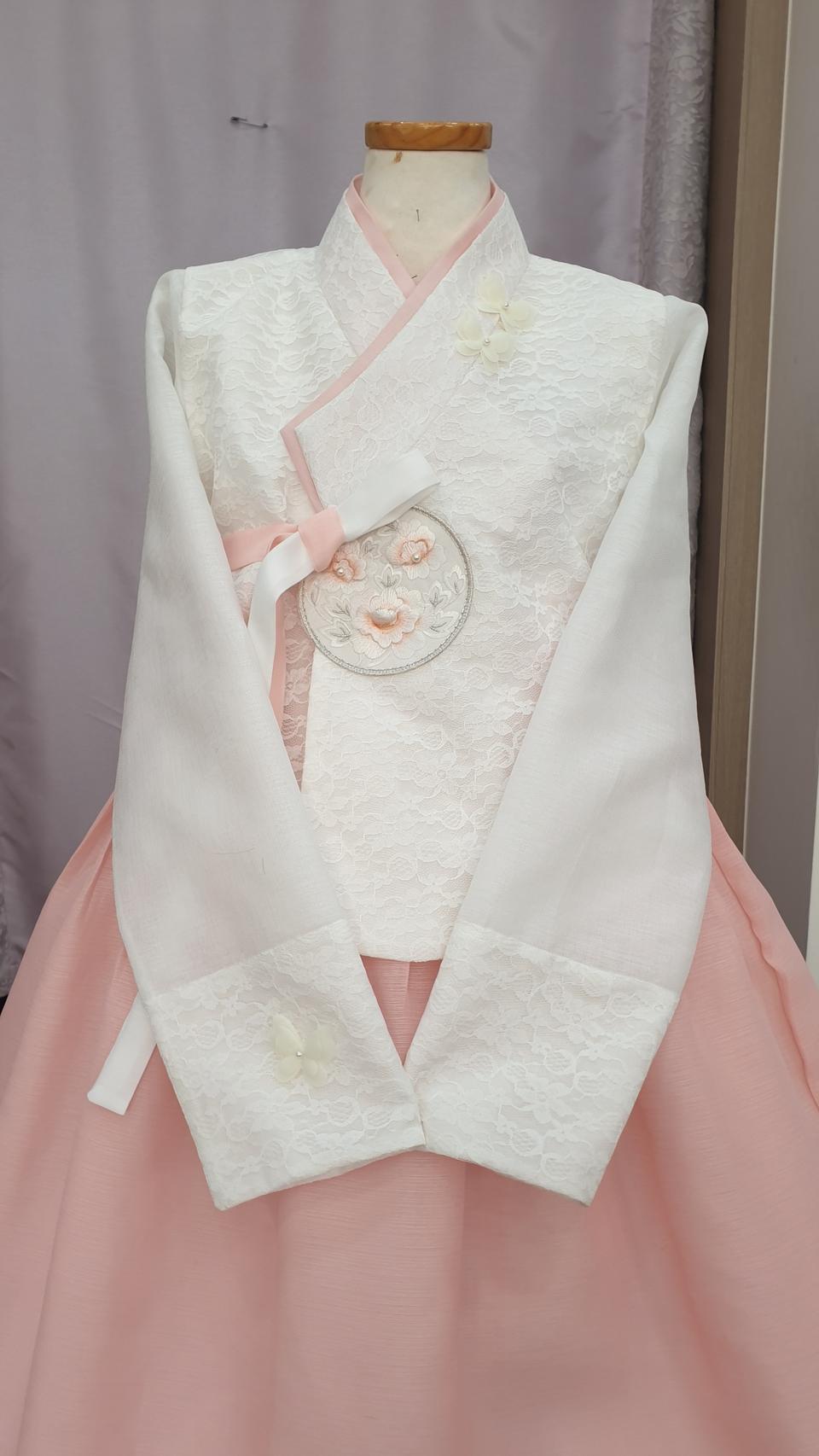 레이스절개 미니당의세트