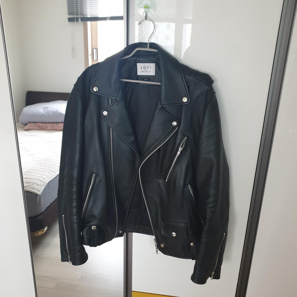 로파이 양가죽 라이더자켓 2XL