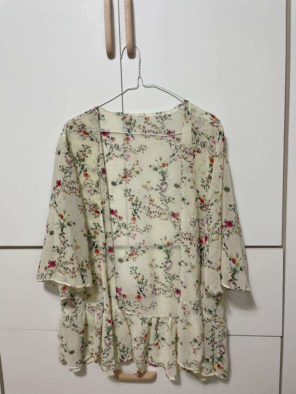 블라우스 가디건