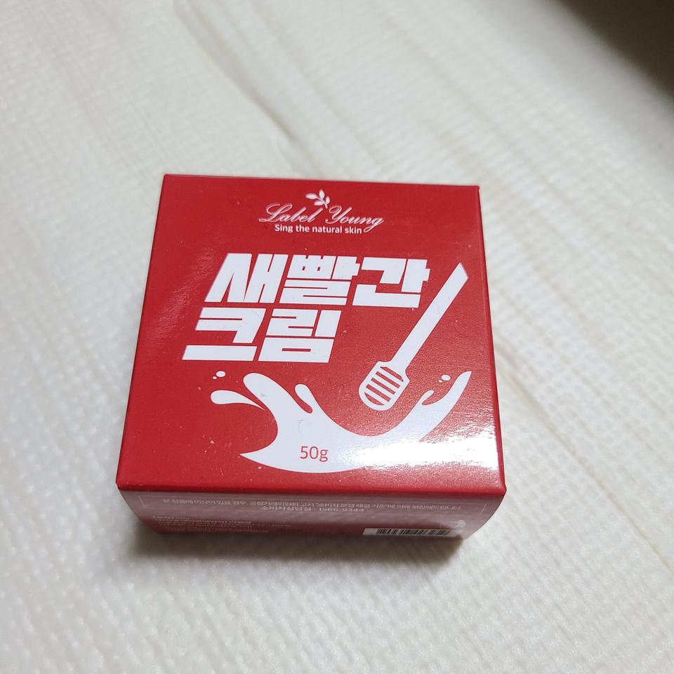 라벨영 새빨간크림 50g 쇼킹 새빨간크림
