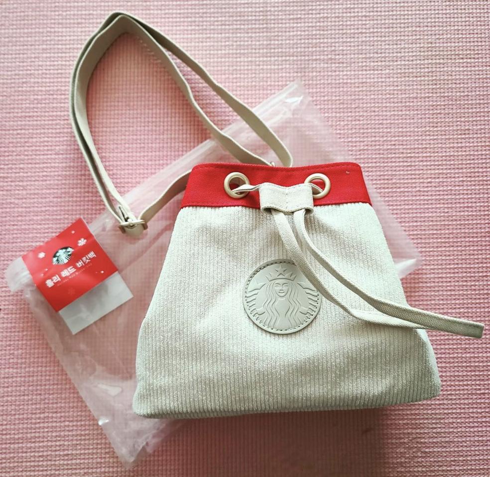 스타벅스 버킷백 새상품