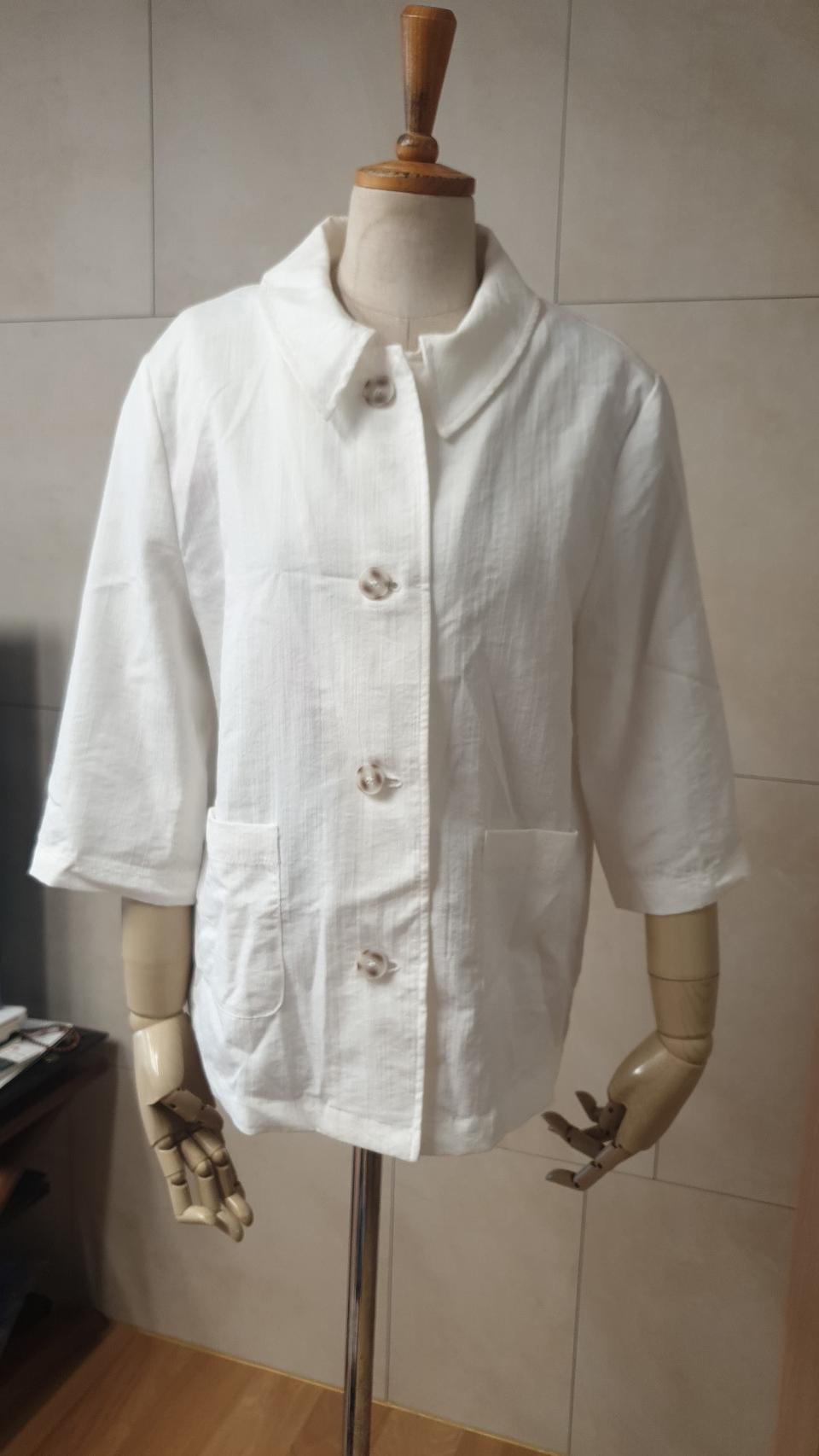 흰자켓 55  미착용