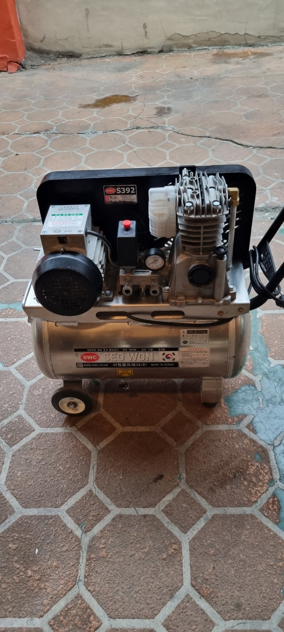 서원알루미늄 콤프레샤3.5마력 S392