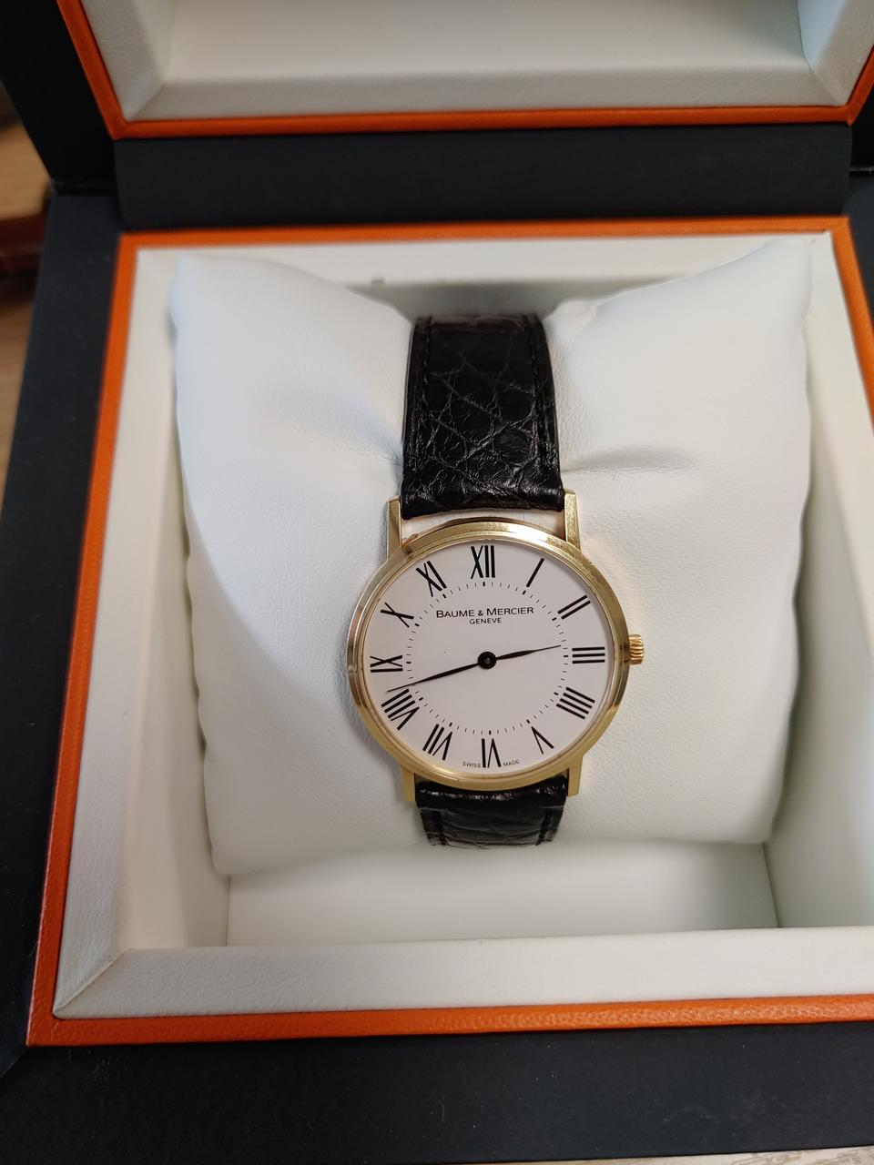 보메 메르시에 클래식 18k 시계