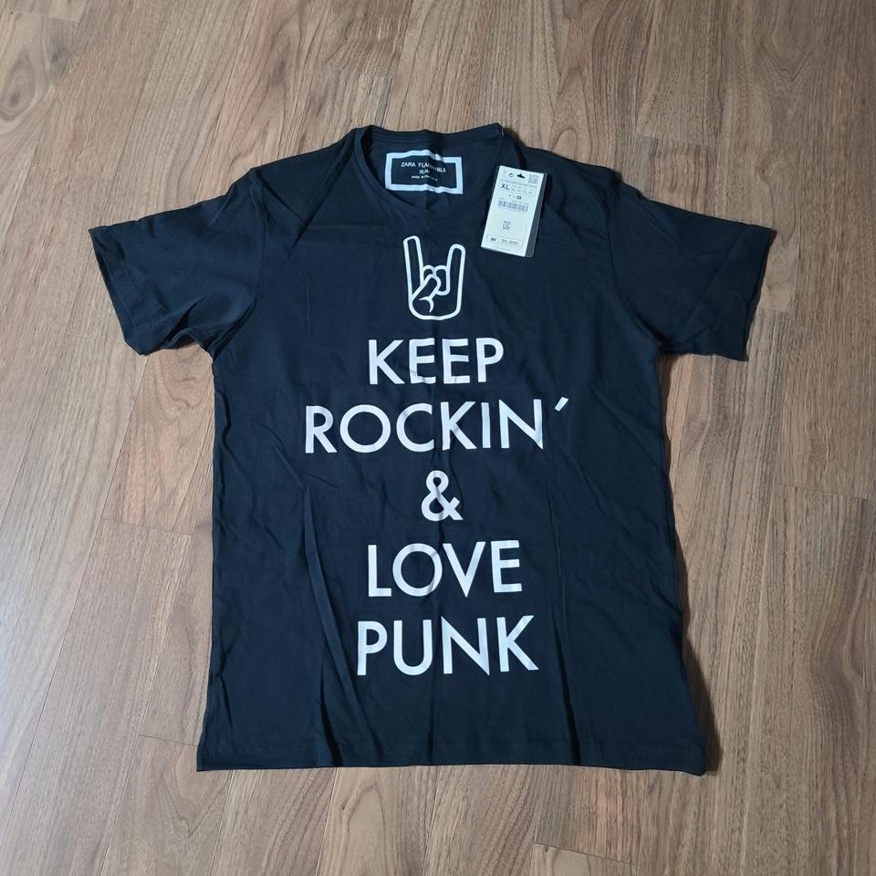 자라 블랙 반팔티 새상품