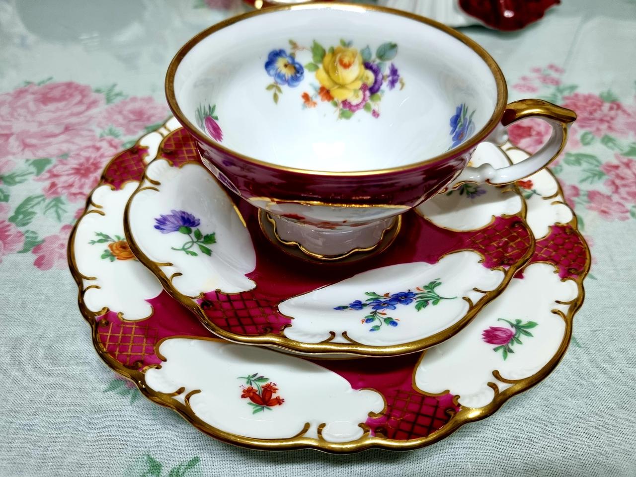 독일엔틱 셀트만바이덴 핸드페인팅 트리오 1조