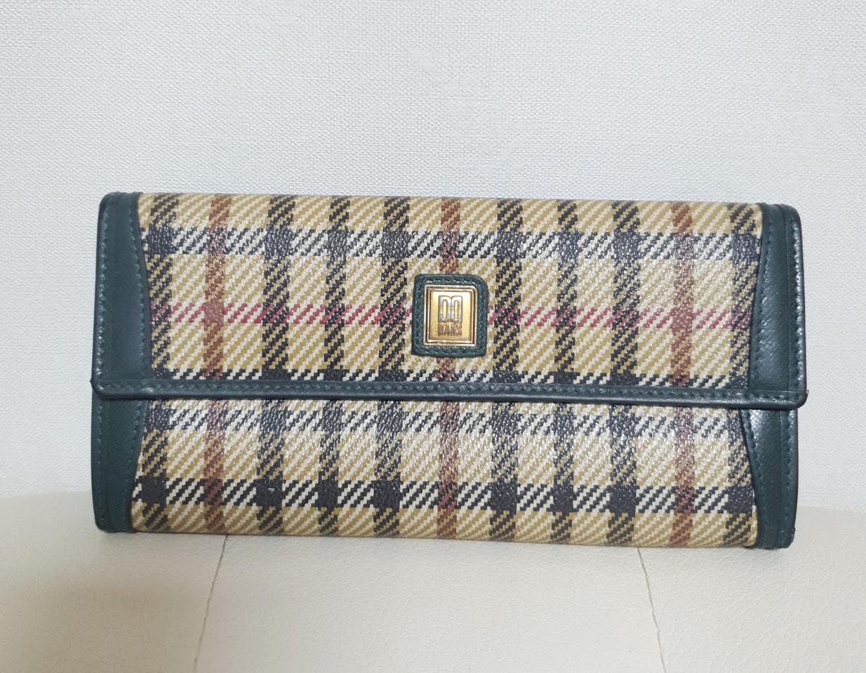 닥스 그린 노바체크 장지갑