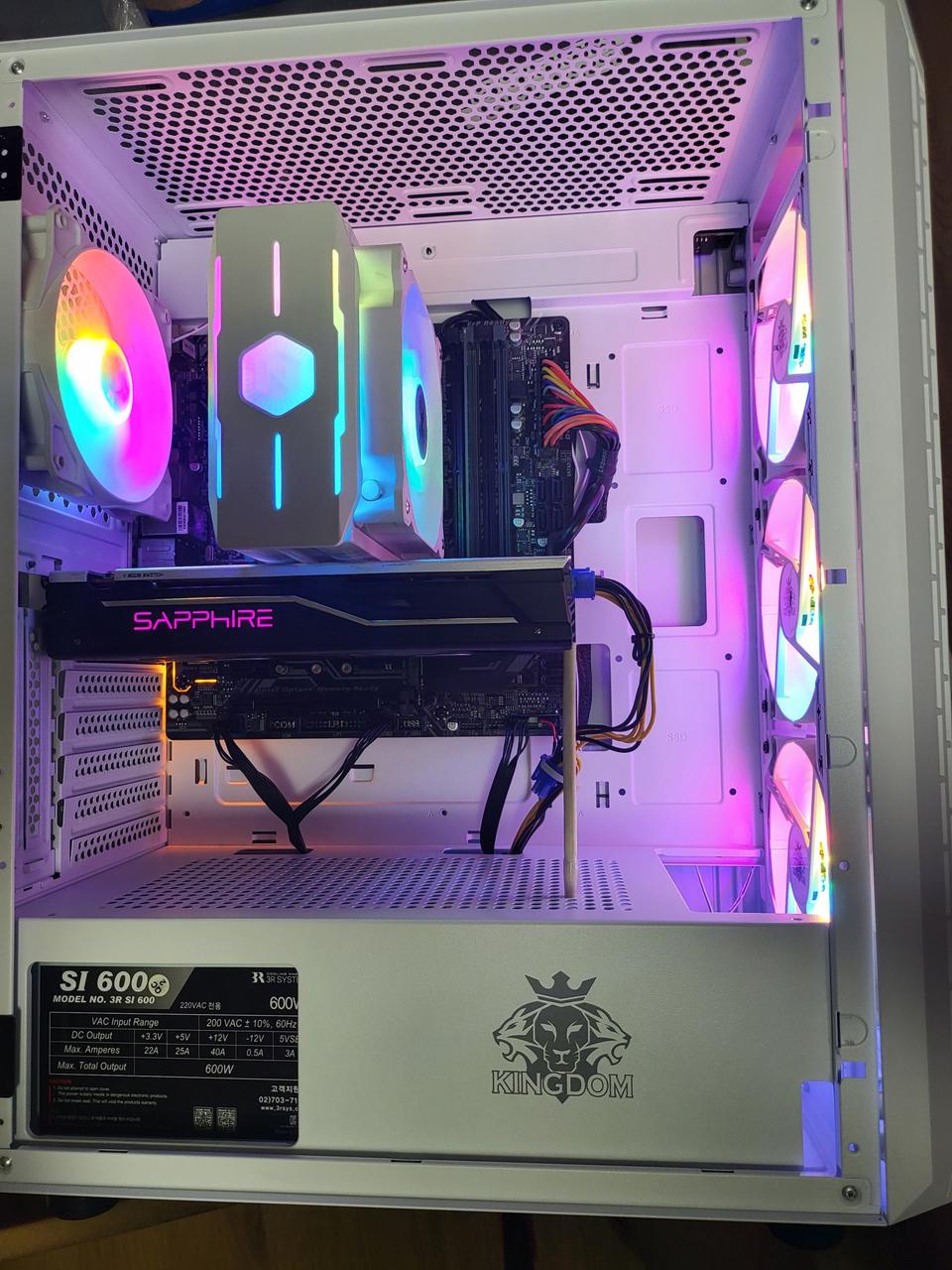 인텔 i7 8700 z370 RX470 4G 램16G ssd256 잘만쿨