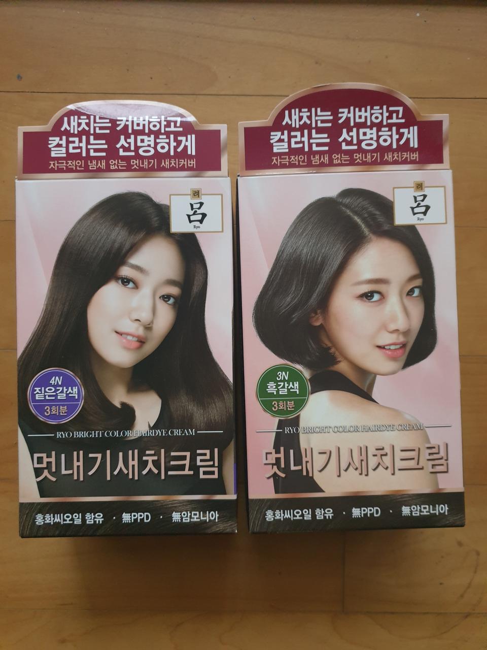 려 우아채 염색약 (멋내기 새치크림)