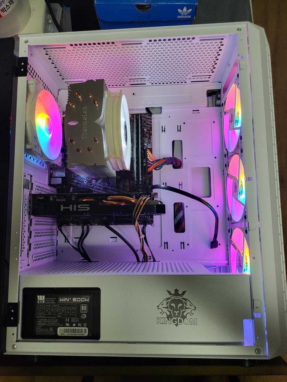 라이젠7 1700 A520m-A-pro RX470 4GB 램16G 사제쿨