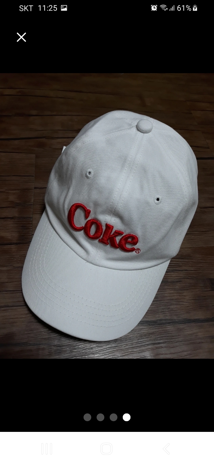 코카콜라 볼캡 모자