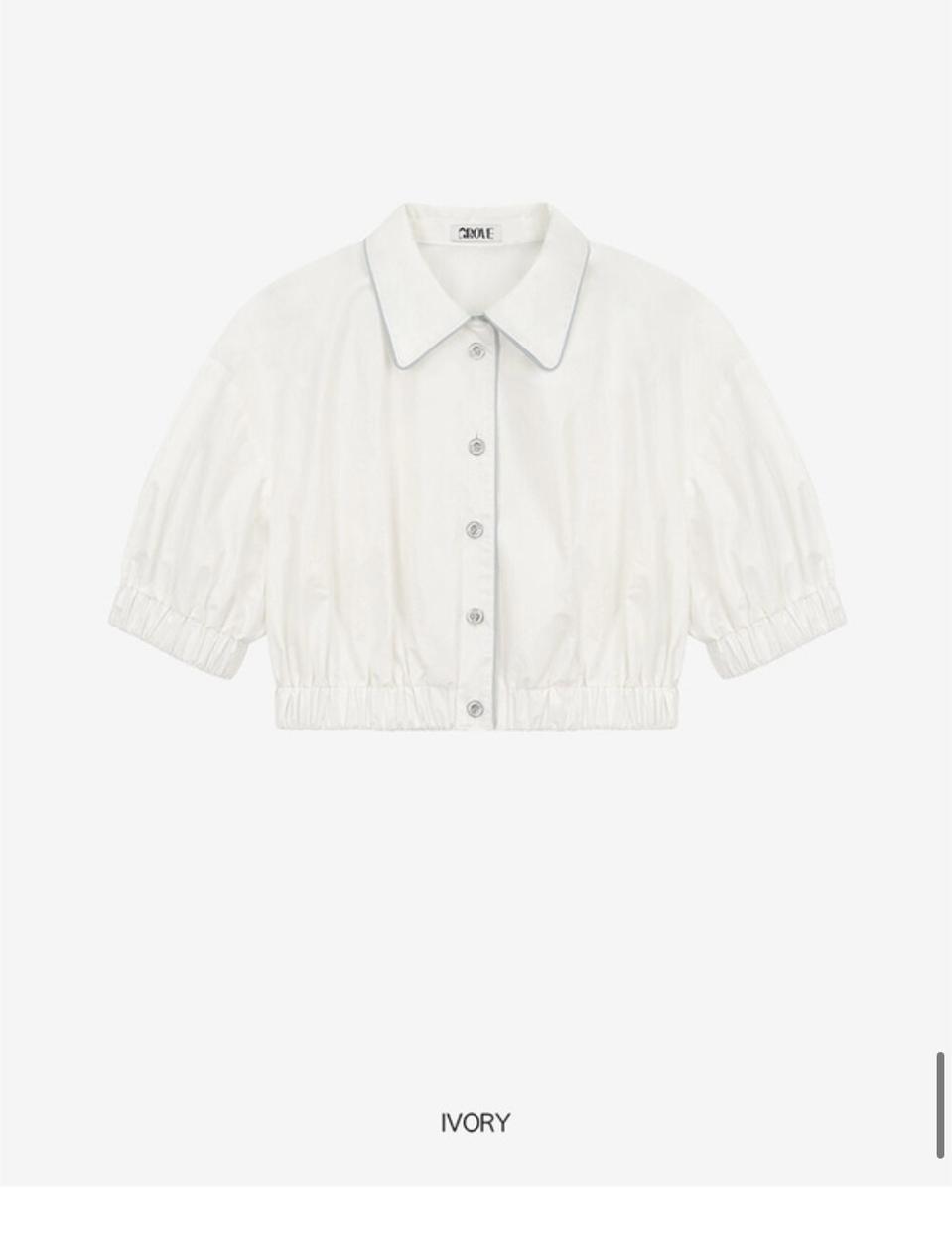 그로브 22ss 로린블라우스