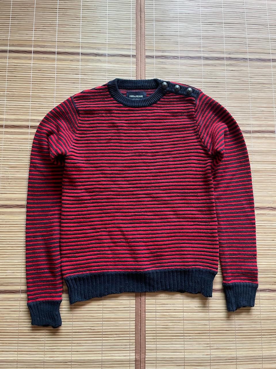 Zadig & Voltaire 쟈딕 앤 볼테르 여성 스트라이프 니트 55