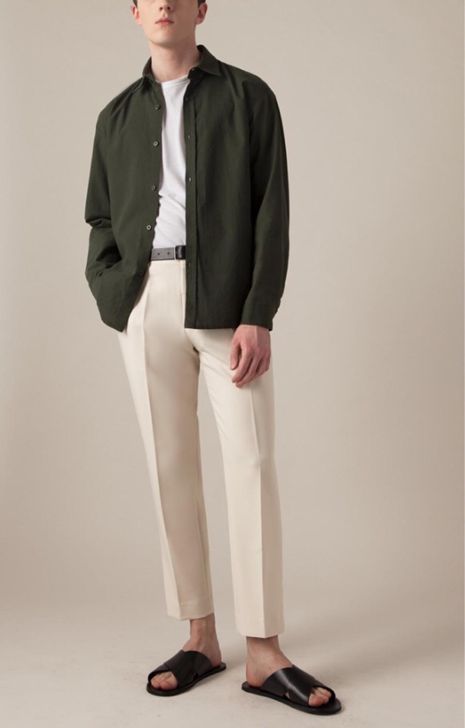 드러그옴므 마스터스 크롭 슬랙스