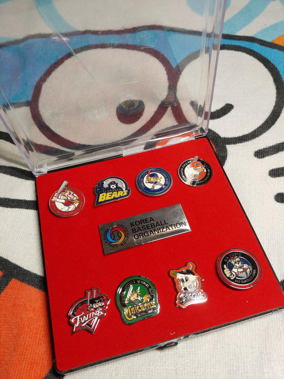 프로야구 8개구단 뱃지 세트