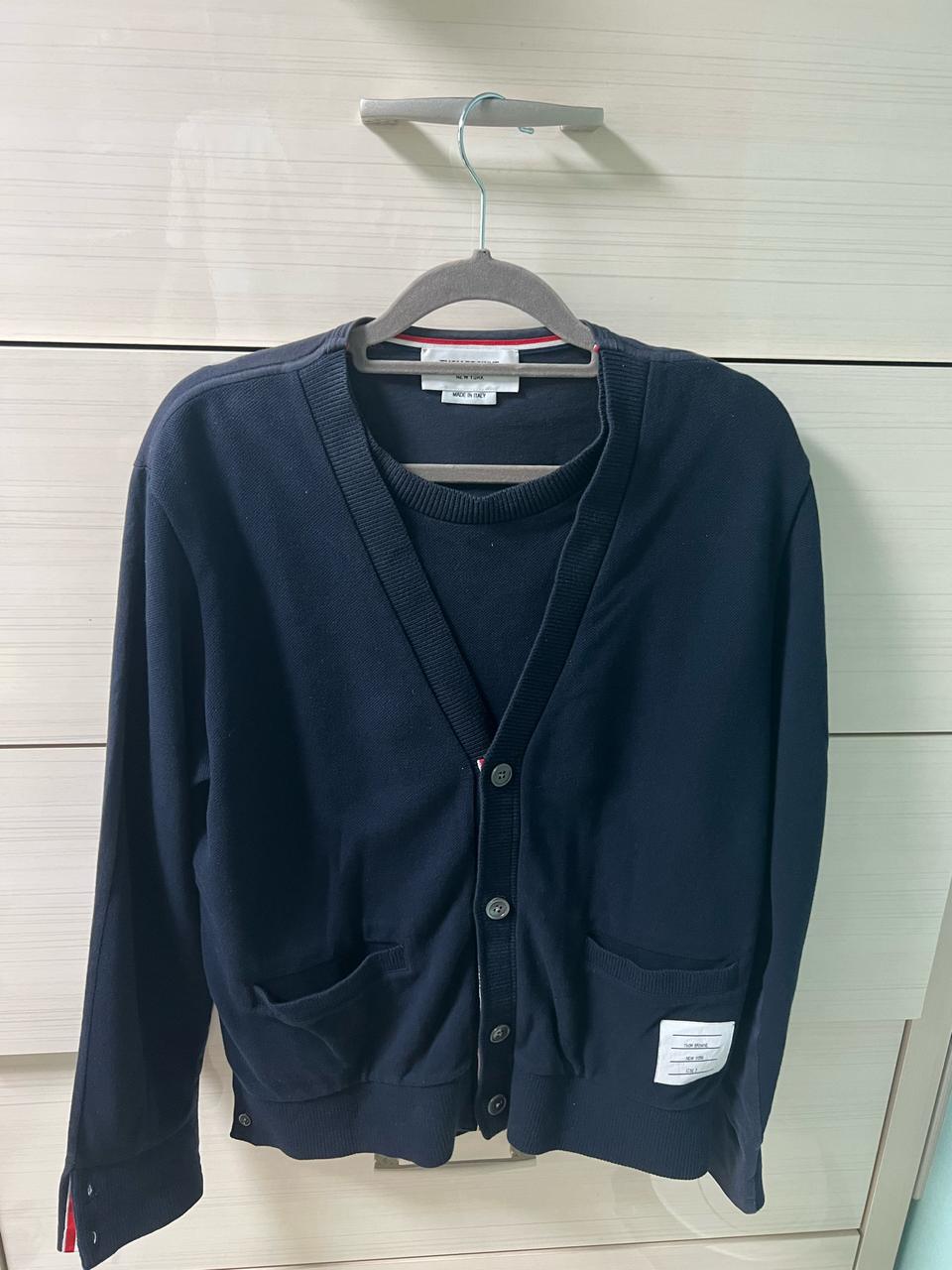 톰브라운 니트가디건