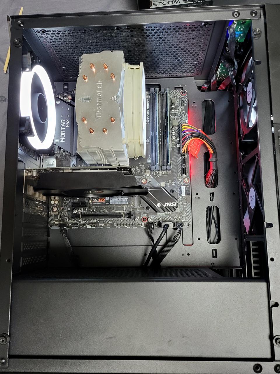 AND 라이젠7 2700X b450m박격포 마더보드 GTX1050Ti 4