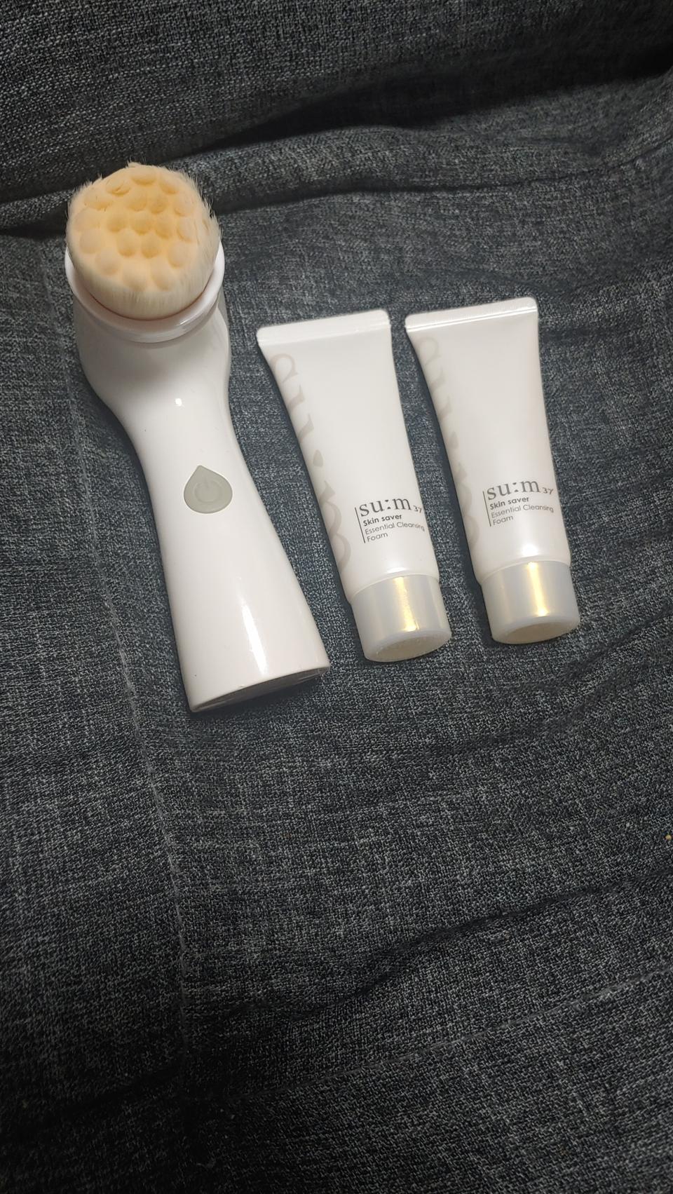 클리어링 오토 스핀 페이스 브러쉬+숨 에센셜 클린징폼(40g) 2개