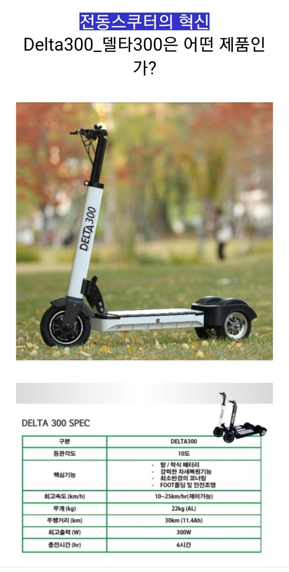 delta300 전동킥보드(전동보드 교환가능합니다.)