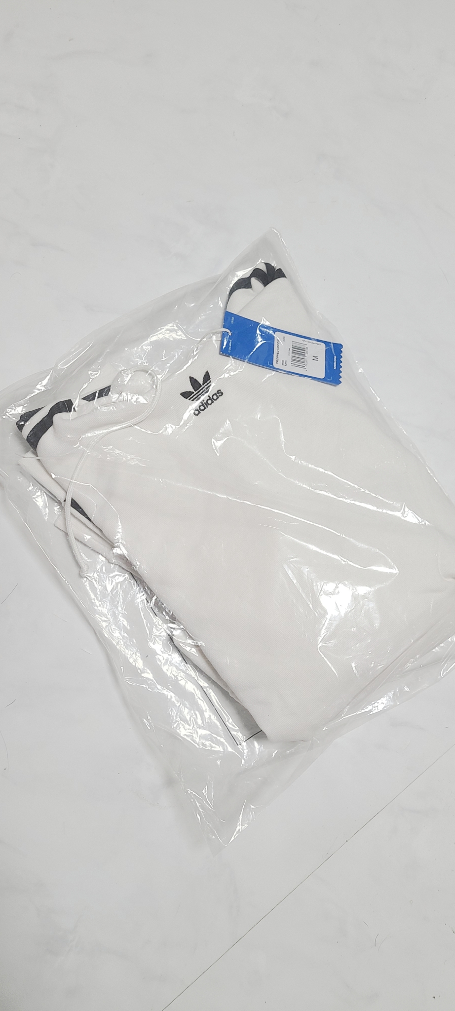 아디다스 크롭 후드 M 새상품