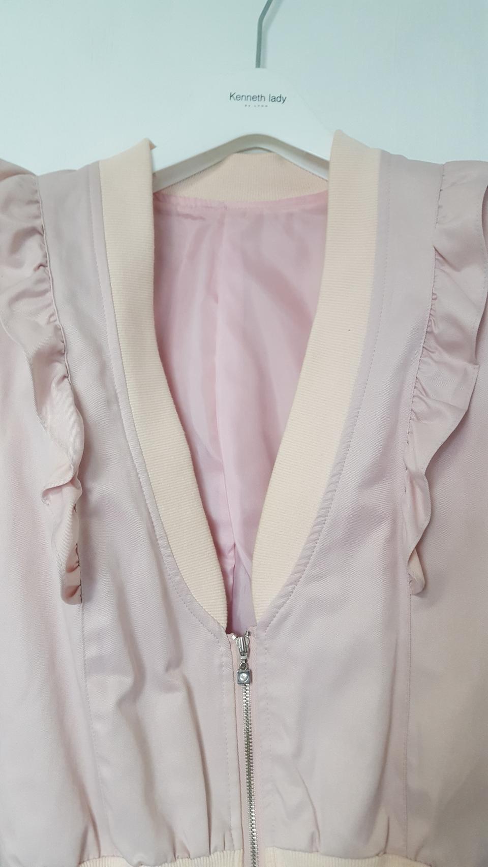 핑크 봄가을 점퍼