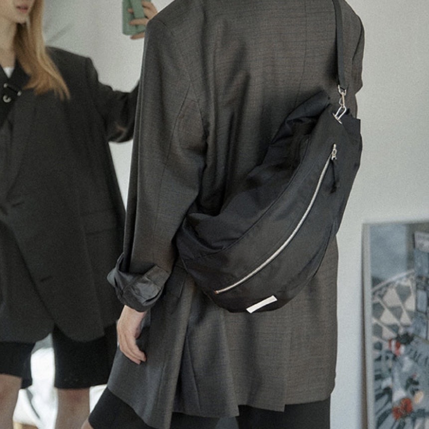 페넥 더플 슬링백 블랙