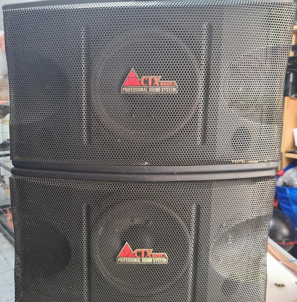 중고 8인치 CTX Korea CX-803 노래방 스피커 1조(2개)