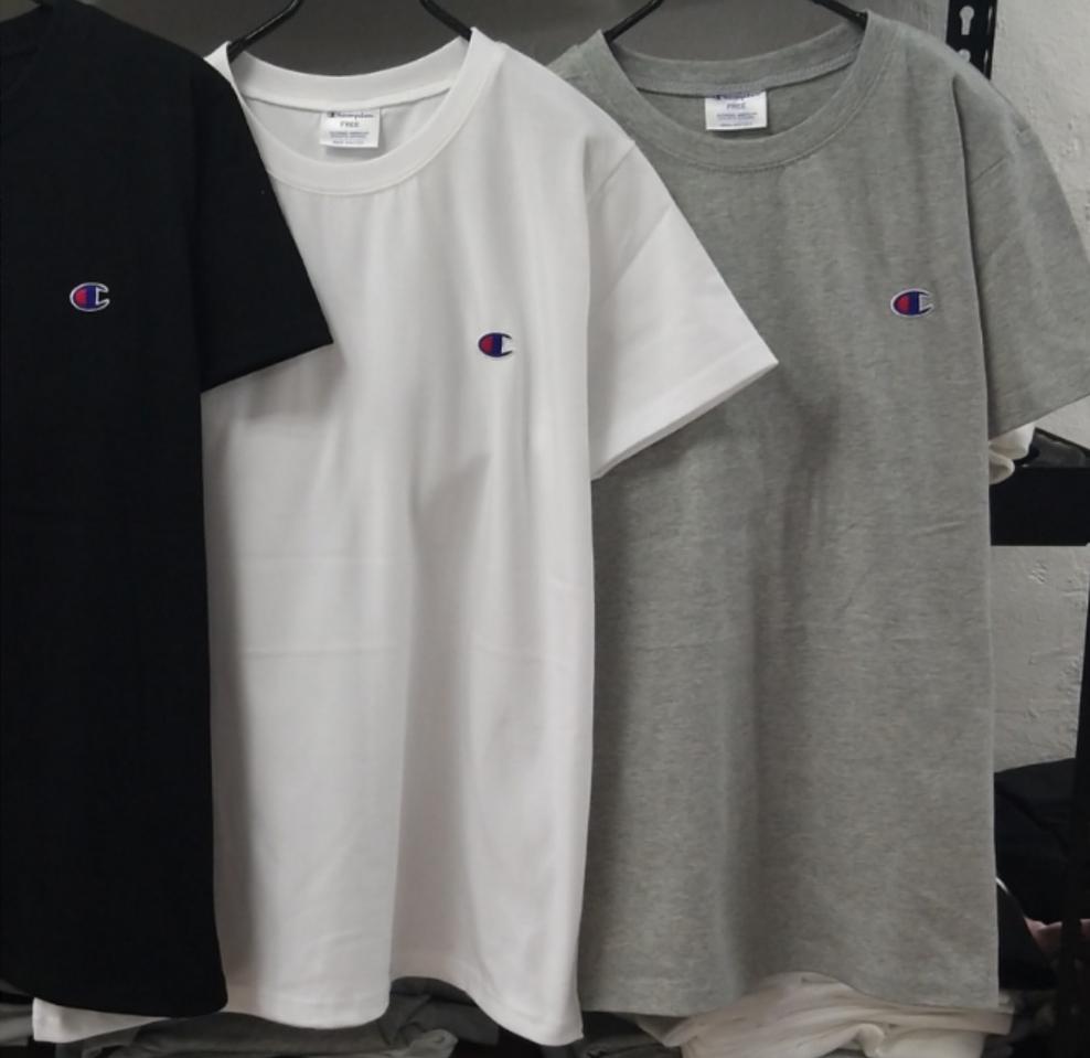 여성티셔츠 챔피온 화이트  블랙