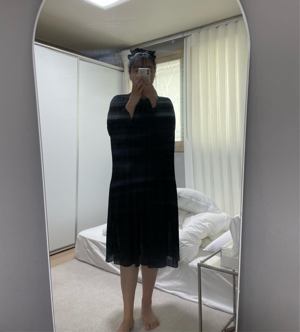 시스루 블랙 롱원피스