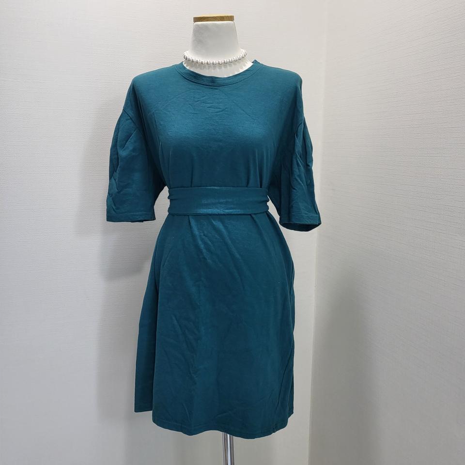 박스티 원피스(끈세트)