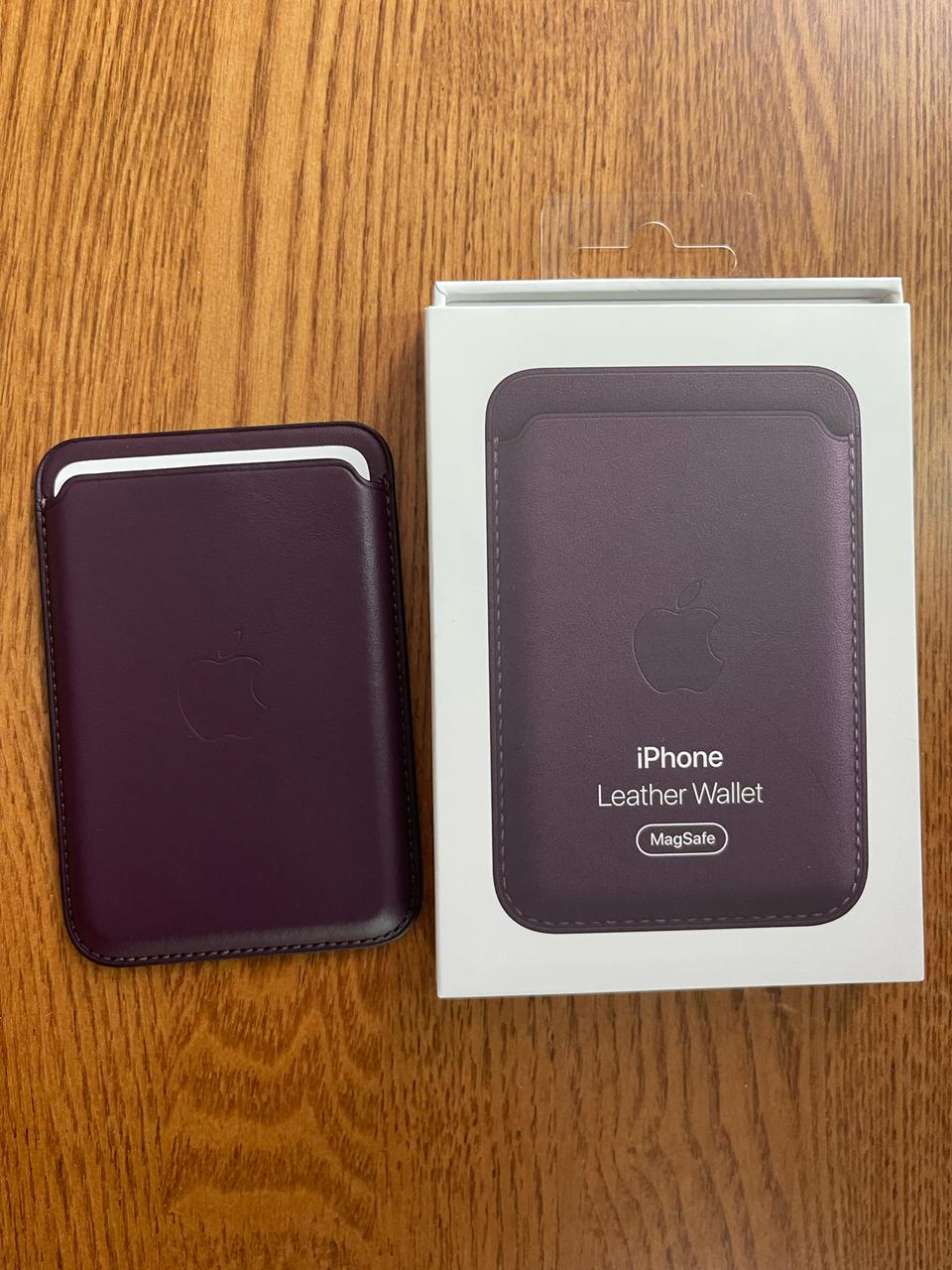애플 정품 맥세이프 카드지갑 2세대 다크체리