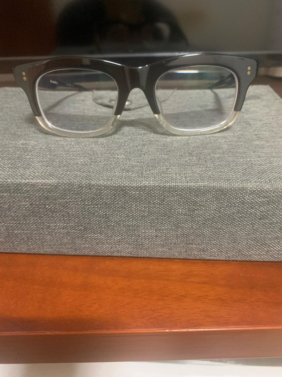 디타DITA투톤블랙클리어크리스탈반투명안경레트로뉴트로복고풍뿔테안경상태좋음