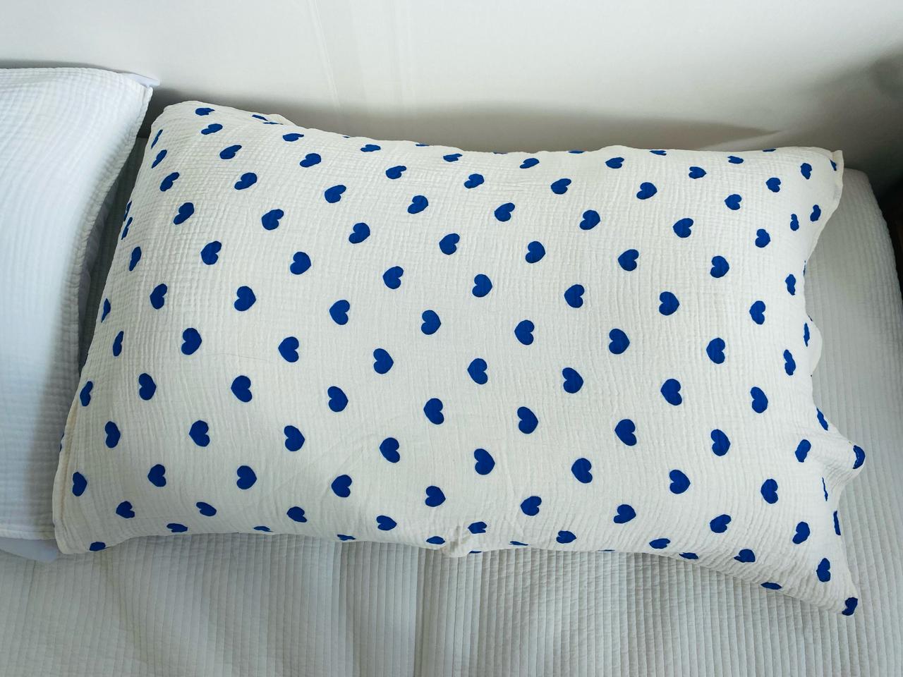 2중요루거즈면 순면100% 빅하트베개수건