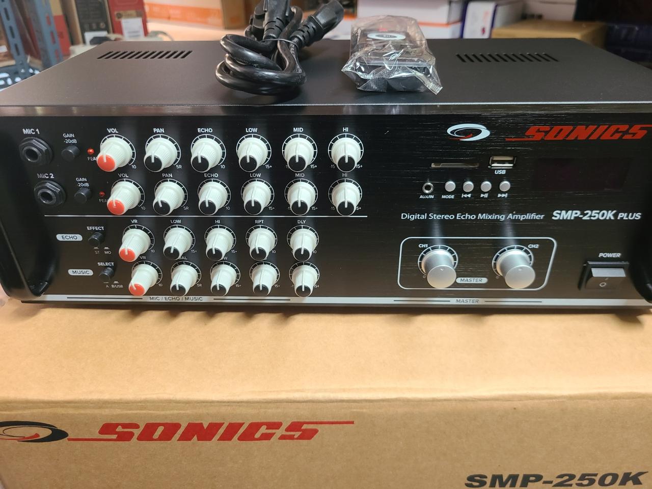 새제품 소닉스(SONICS) SMP-250K 2채널 엠프