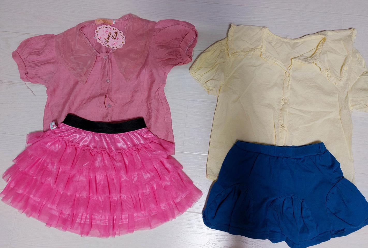 120 여아 상하복3벌 (새상품포함)