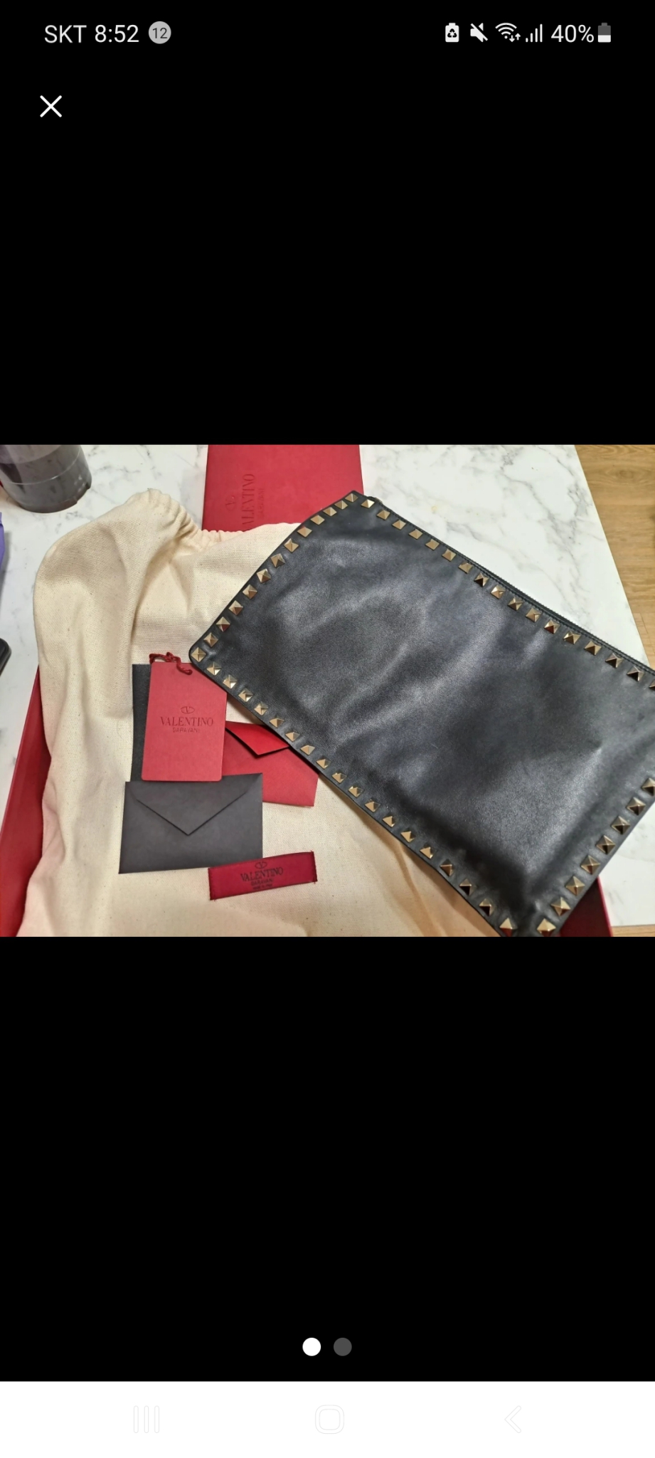 발렌티노 클러치 풀박스