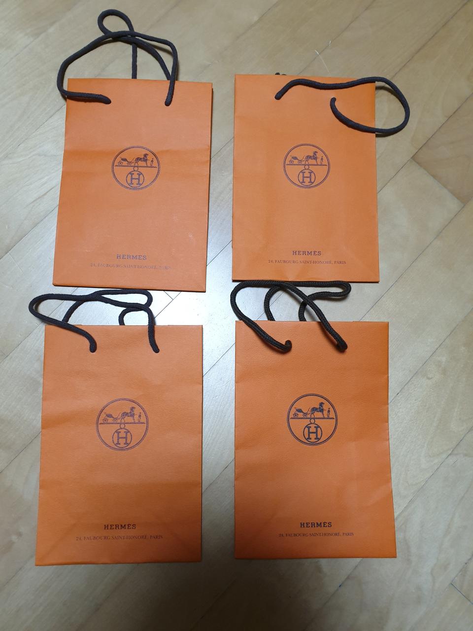 정품 에르메스 쇼핑백