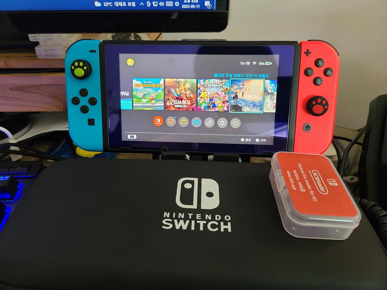 [택포] 닌텐도스위치 256g 커펌