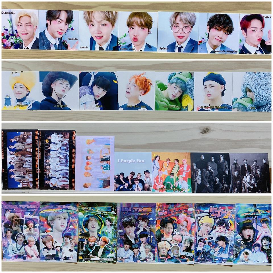 방탄 비공굿 시리즈 포카 판스 도무송 엽서 무중복 랜봉 랜박