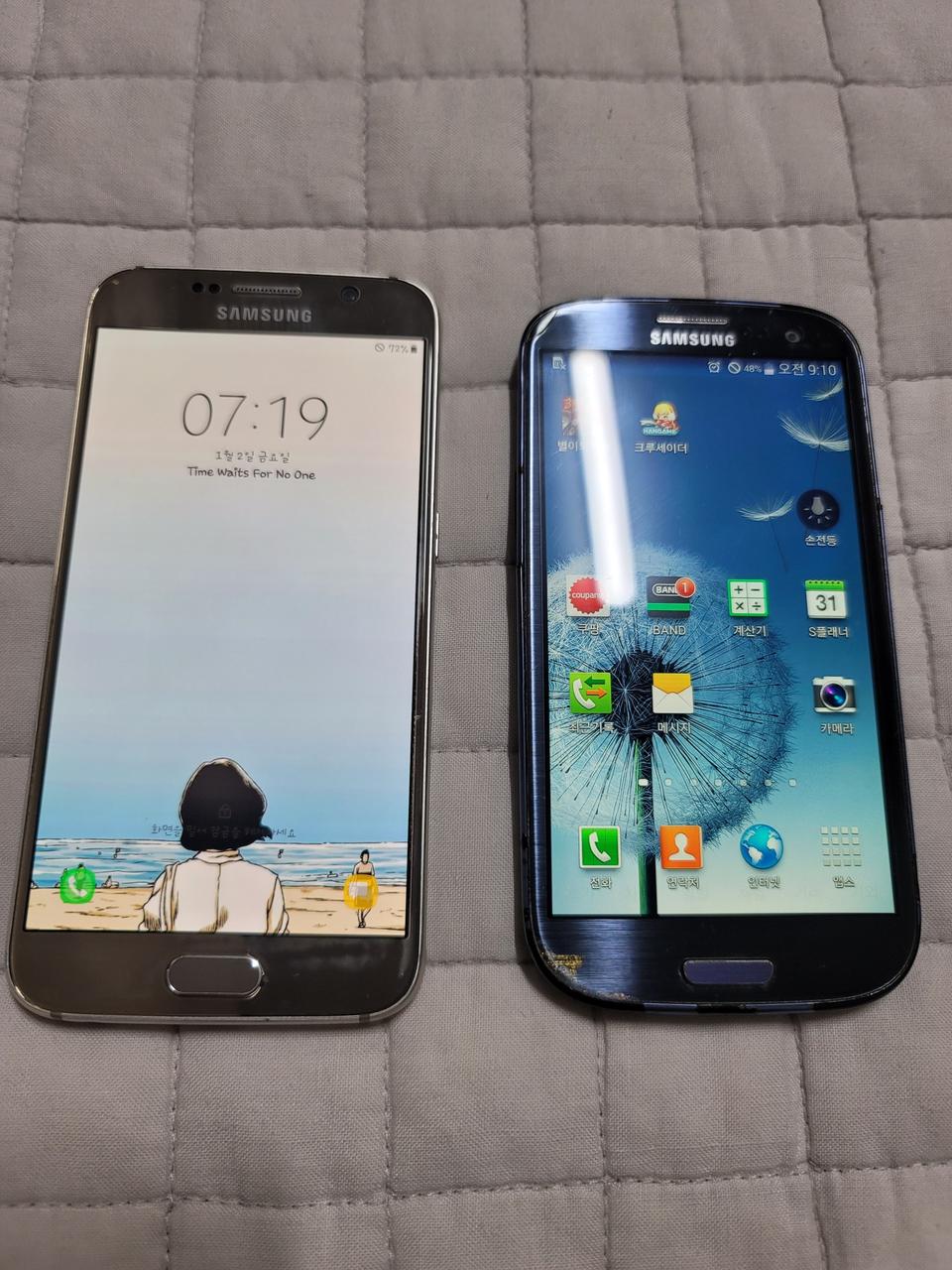 갤럭시S6, 갤럭시S3LTE 부품폰 두개일괄 2만원