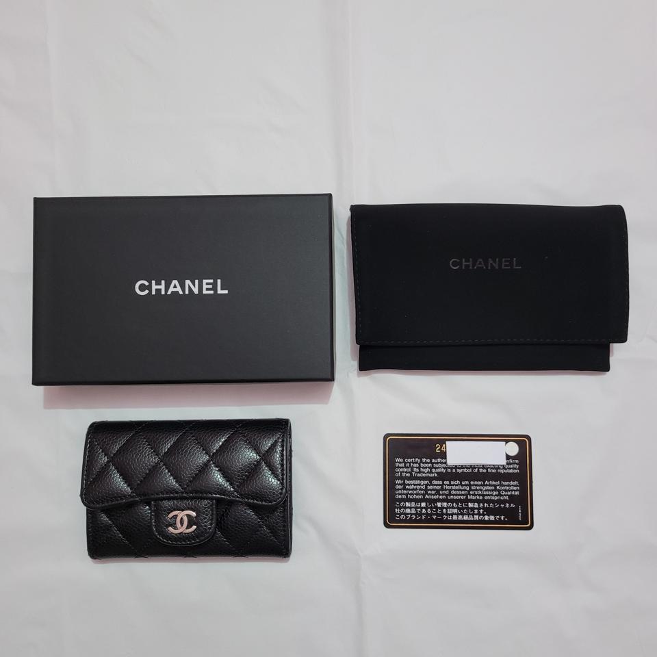 [판매완료][인기] 샤넬 클래식 똑딱이 카드지갑 풀박스/고야드구찌